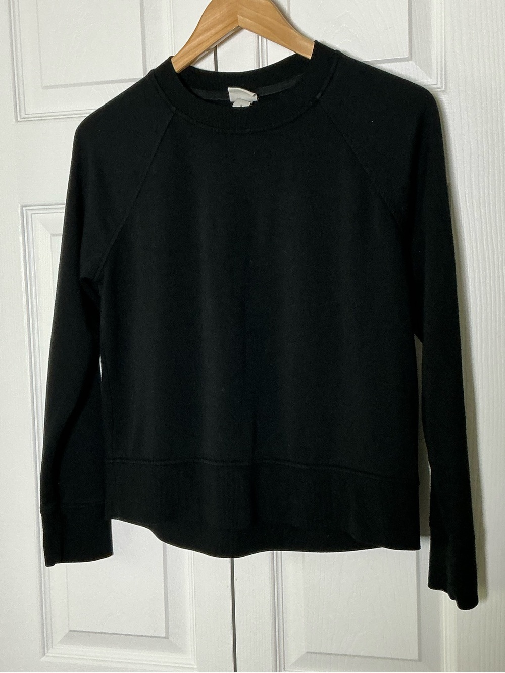 a new day Black Crewneck Sweatshirt